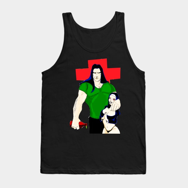 Peter Omega Steele Tank Top by Alan Frost artwork